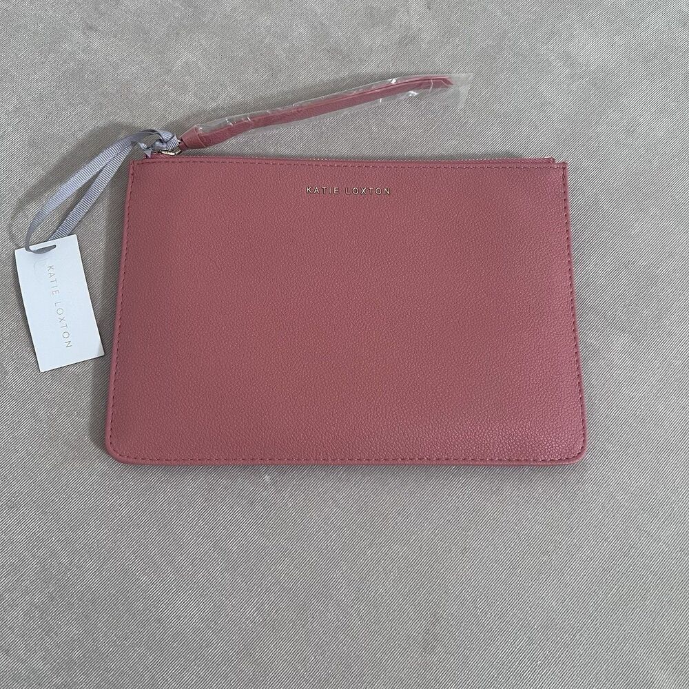 Katie Loxton Sentiment Pouch In Coral NWT